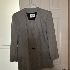 Kasper Gray Work Skirt Set